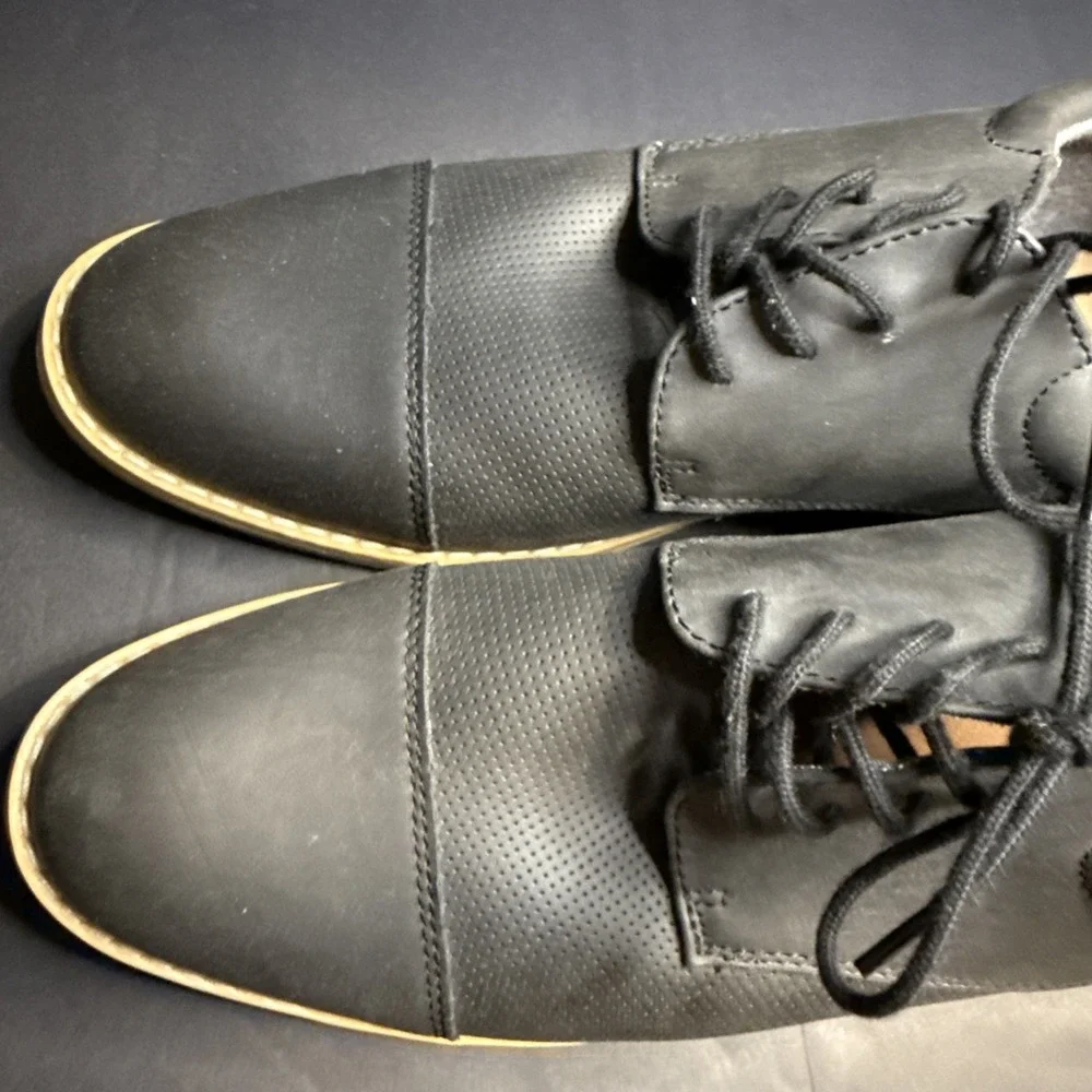Goodfellow & Co. Black Casual Jarmarcus Lace Up Loafer Shoes Sz 11